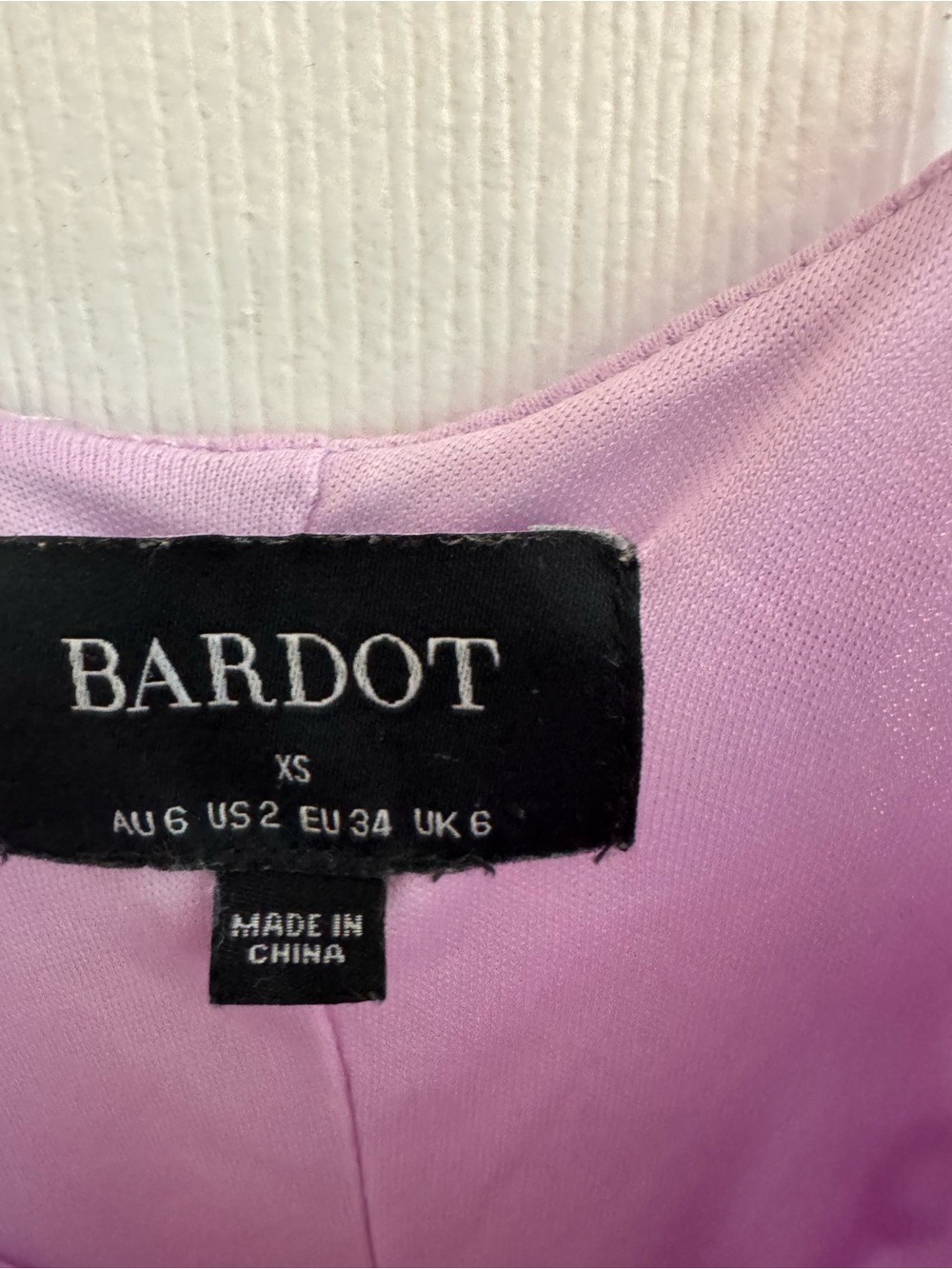 BARDOT Adoni Mesh Maxi Dress Lavender Lilac Size XS - Picture 4 of 7